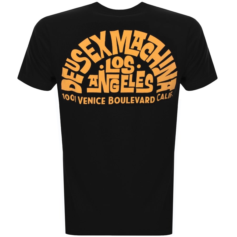 Alternative Image for ProductDeus Ex Machina Venice Logo T Shirt Black2